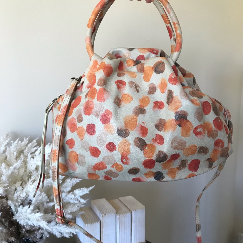 HOBO Darling Small Leather Satchel Crossbody, Dotted Shimmer - Picture 5 of 16
